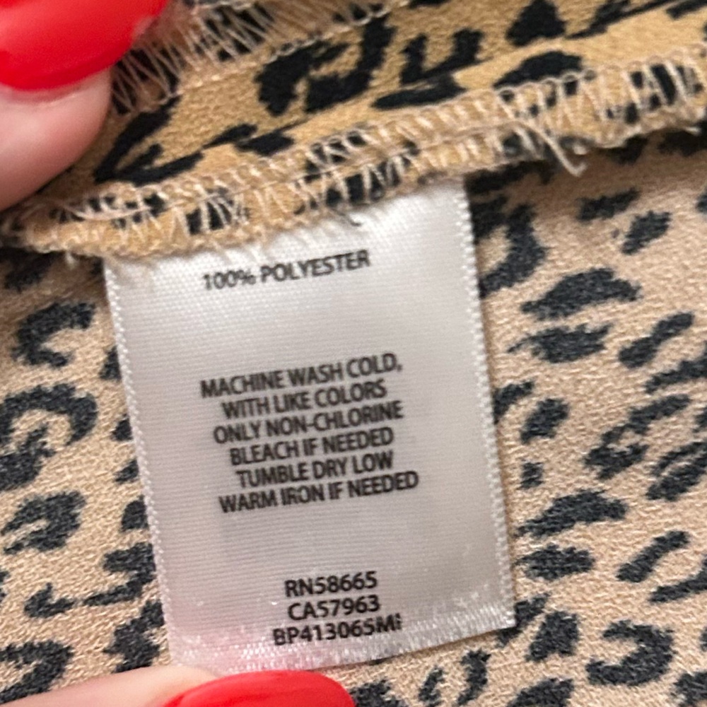 BP Cute Animal Leopard Print Mini Skirt Size XS - Picture 7 of 7